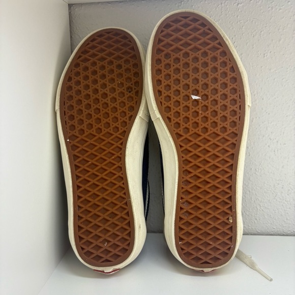 Vans Pro Old Skool Sneakers Size 9.5 Womens 8 men’s Navy Blue Suede - Picture 7 of 7